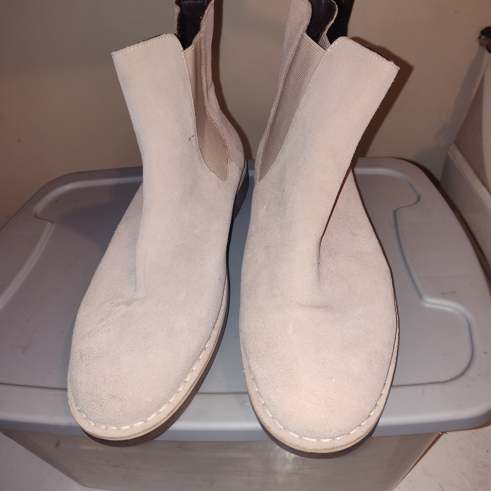 The Rail Men's Light Tan Chelsea Boots